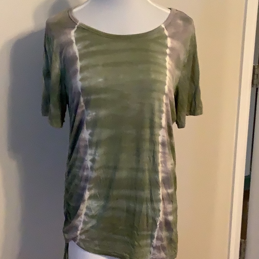 Tie-died summer to fall top.